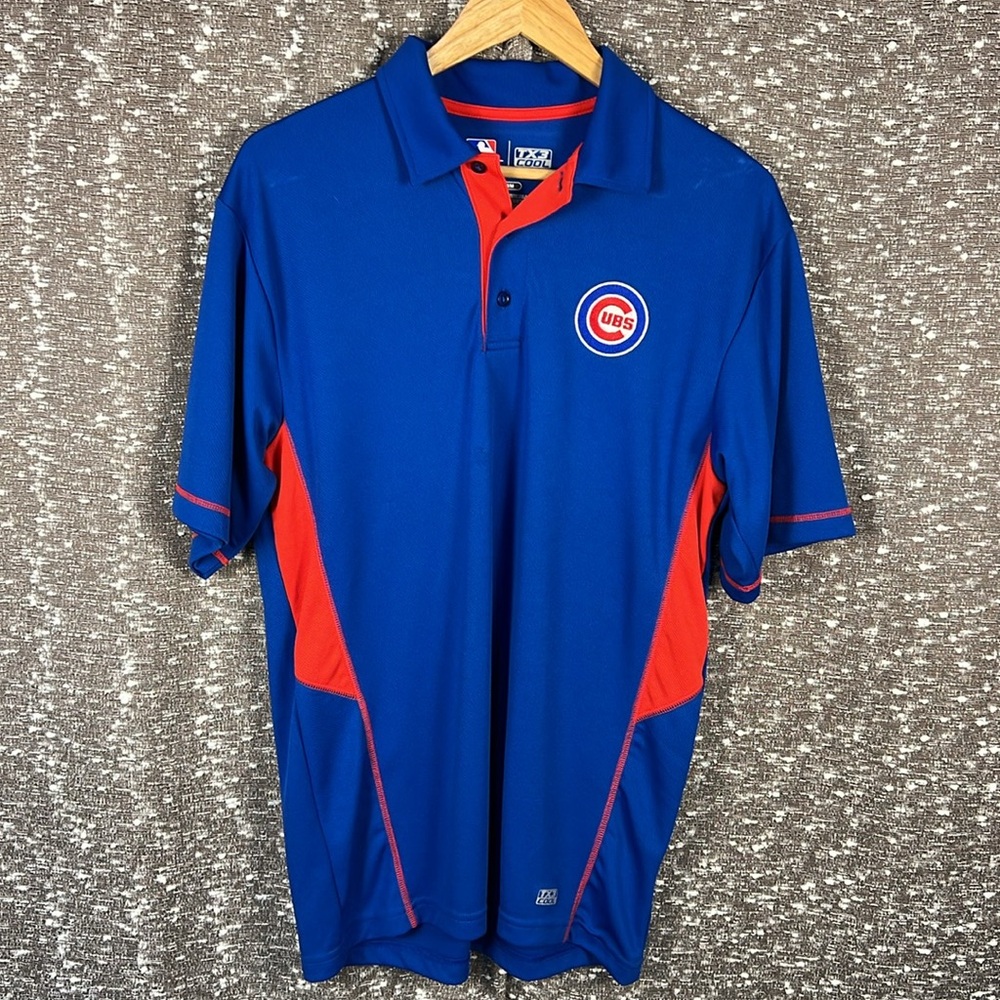 Chicago Cubs Baseball MLB Embroidered Logo‎ Polo Short Sleeve Shirt